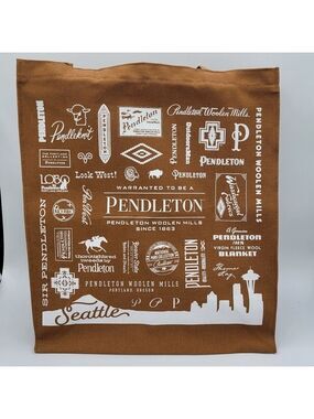 Pendleton Map Tote Seattle NEW #2093
